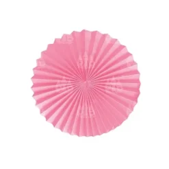 Abanico Papel Liso Rosa/Azul