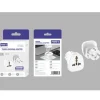 Adaptador de Enchufe Universal Europeo 2500W Blanco