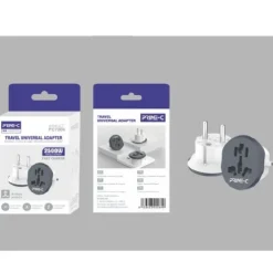 Adaptador de Enchufe Universal Europeo 2500W Blanco