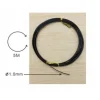 Alambre De Aluminio Negro 1MMX5M