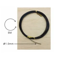 Alambre De Aluminio Negro 1MMX5M