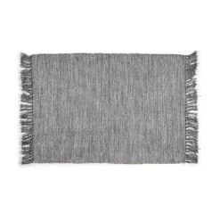 Alfombra Algodón Gris 120x180cm