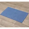 Alfombra Baño Microfibra Liso – Azul Claro