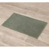Alfombra Baño Microfibra Liso – Caqui