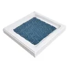 Alfombra Baño PVC Burbuja – Azul Pavo
