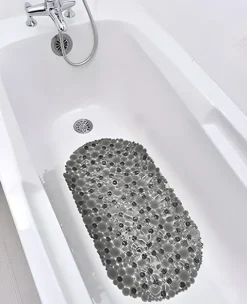 Alfombra Baño PVC Burbuja – Gris