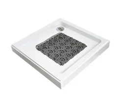 Alfombra Baño PVC Burbuja – Gris