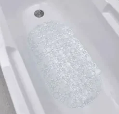 Alfombra Baño PVC Burbuja – Transparente