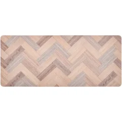 Alfombra de Cocina Antideslizante Efecto Madera