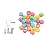 Anillos Para Trenzas Pelo Acrílico 25pcs