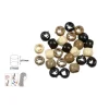 Anillos Para Trenzas Pelo Acrílico 25pcs