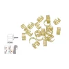 Anillos Para Trenzas Pelo Metal 25pcs