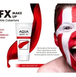 Aqua Makeup Rojo