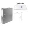 Archivador AZ Gris