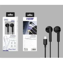 Auriculares Con Conexión Tipo-C Negro