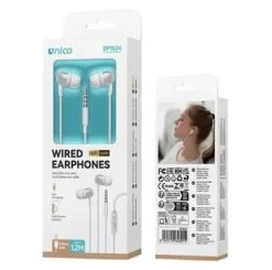 Auriculares Intrauditivos con Micrófono Blanco