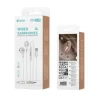 Auriculares Semi-Intrauditivos Tipo C Blanco