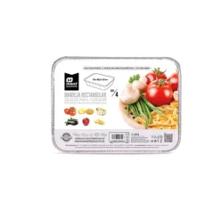 Bandeja Aluminio Con Tapa Rectangular 25×18,5×7,9cm