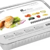 Bandeja Aluminio Con Tapa Rectangular 32×26,4x6cm