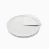 Bandeja Cartón Con Blonda Redonda Blanca Ø16cm 4ds