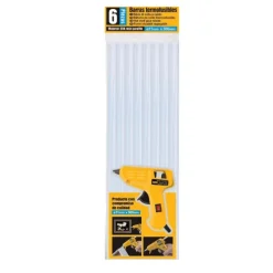 Barras Silicona Termofusibles 11x300MM 6PCS Trans