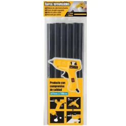 Barras Silicona Termofusibles 11x180MM 6PCS Negro