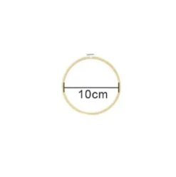 Bastidor de Bambú Circular 10CM
