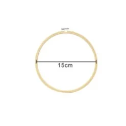 Bastidor de Bambú Circular 15CM