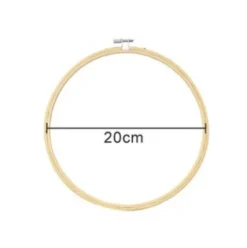 Bastidor de Bambú Circular 20CM