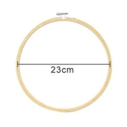 Bastidor de Bambú Circular 23CM