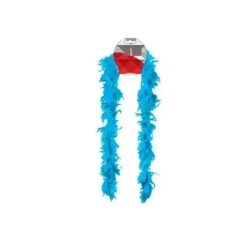 Boa Plumas Azul