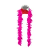 Boa Plumas Fucsia