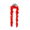 Boa Plumas Rojo