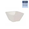 Bol Cuadrado 10.5×10.5x6cm Ivory Melamina Brillo La Med