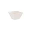 Bol Cuadrado 10x10x6cm Ivory Melamina Brillo La Med