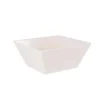 Bol Cuadrado 18x18x8cm Ivory Melamina Brillo La Med