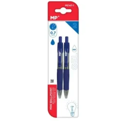 Bolígrafo Gel Mini Punta 0.7mm 2pcs
