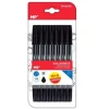 Bolígrafo Negro Punta 1.0mm 21pcs