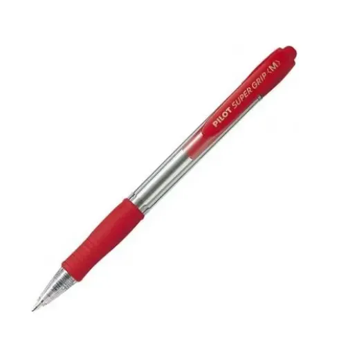 Bolígrafo PILOT Super Grip Rojo