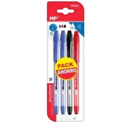 Bolígrafo Tinta Gel Punta 0.7mm 4u