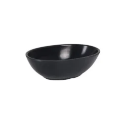Bol Oval 13.5x8x4cm Antracita Melamina Brillo La Med