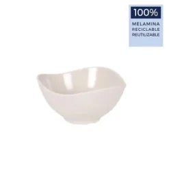 Bol Redondo 12x6cm Ivory Melamina Brillo La Med