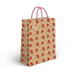 Bolsa Papel L Craft Rosas