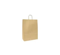 Bolsa Papel Oro 20+8x24cm