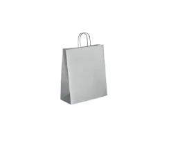 Bolsa Papel Plata 20+8x24cm