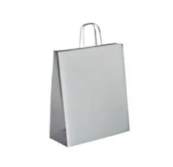 Bolsa Papel Plata 46+16x49cm