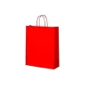 Bolsa Papel Rojo 24+11x34cm