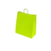 Bolsa Papel Verde Lima 24+11x34cm