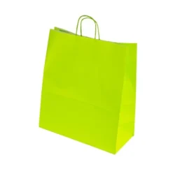Bolsa Papel Verde Lima 44+20x51cm