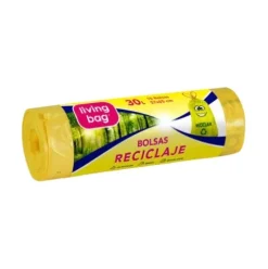 Bolsas de Basura Reciclaje Envases 30L Amarillo
